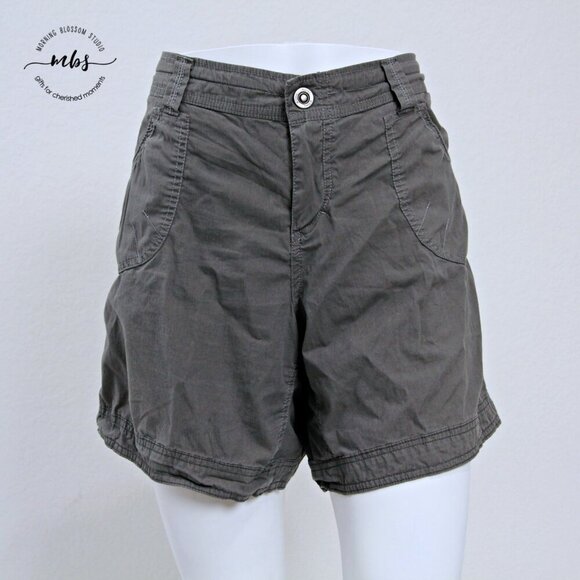 Kuhl Mid Rise Shorts Green Women 14 - Picture 6 of 11